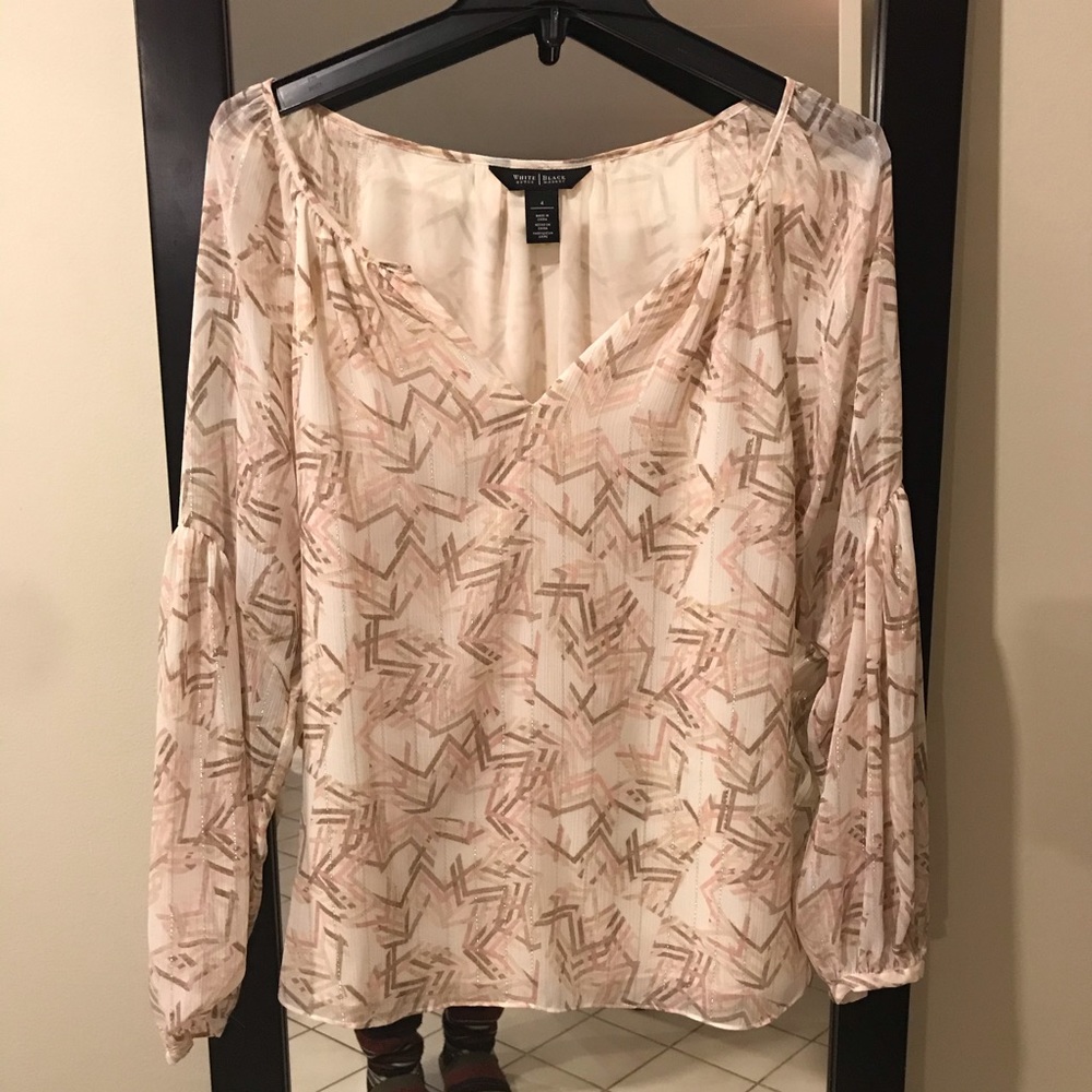 Beautiful WHBM Peasant Blouse